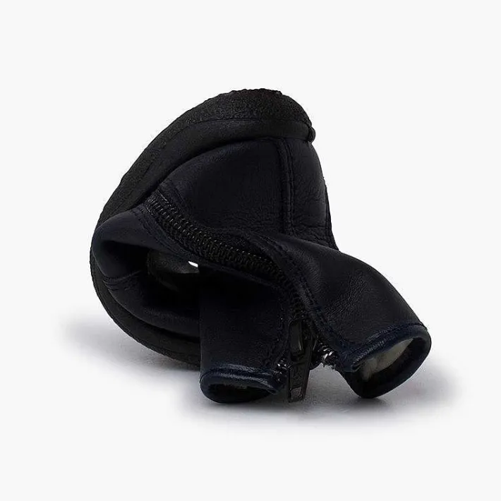 Pisamonas Boots>Smooth Washable Leather Boots Children