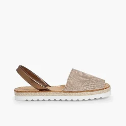 Pisamonas Avarcas Menorcan Sandals>Snake Print Menorcan Sandals For Women And Girls