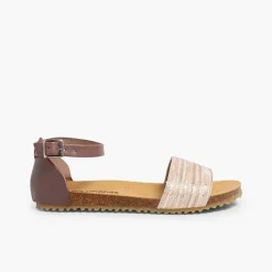 Pisamonas Sandals>Snakeskin Print Bio Sandals