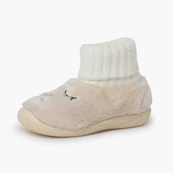 Pisamonas Slippers>Sock Slippers Furry Teddy