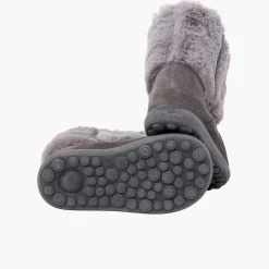 Pisamonas Boots>Soft Fur Boot With Double Adherent Closure