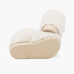 Pisamonas Slippers>Soft Fur Bunny Slippers Colour Off-White