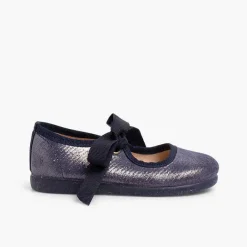 Pisamonas Ballet Pumps And Flats>Sparkling Mary Janes For Girls