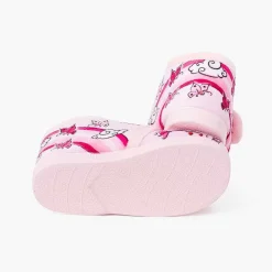 Pisamonas Slippers>Sparkly Slip-On Slippers Colour Pink