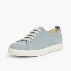 Pisamonas Trainers>Split Leather Lace-Up Trainers