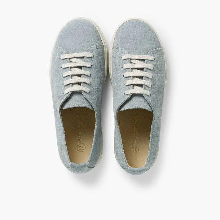 Pisamonas Trainers>Split Leather Lace-Up Trainers