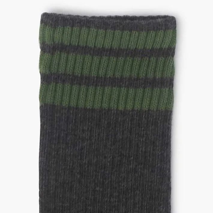Pisamonas School Shoes>Sport Sock Triple Horizontal Stripe