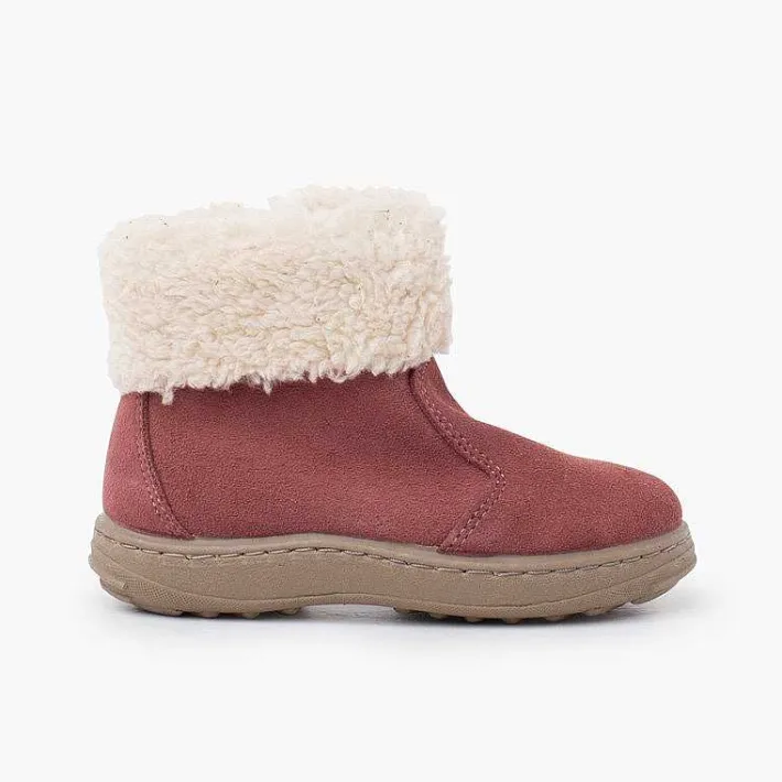 Pisamonas Boots>Sport Sole Boot With Zipper And Shearling