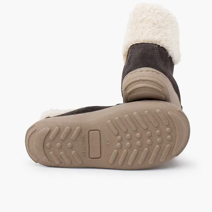 Pisamonas Boots>Sport Sole Boot With Zipper And Shearling