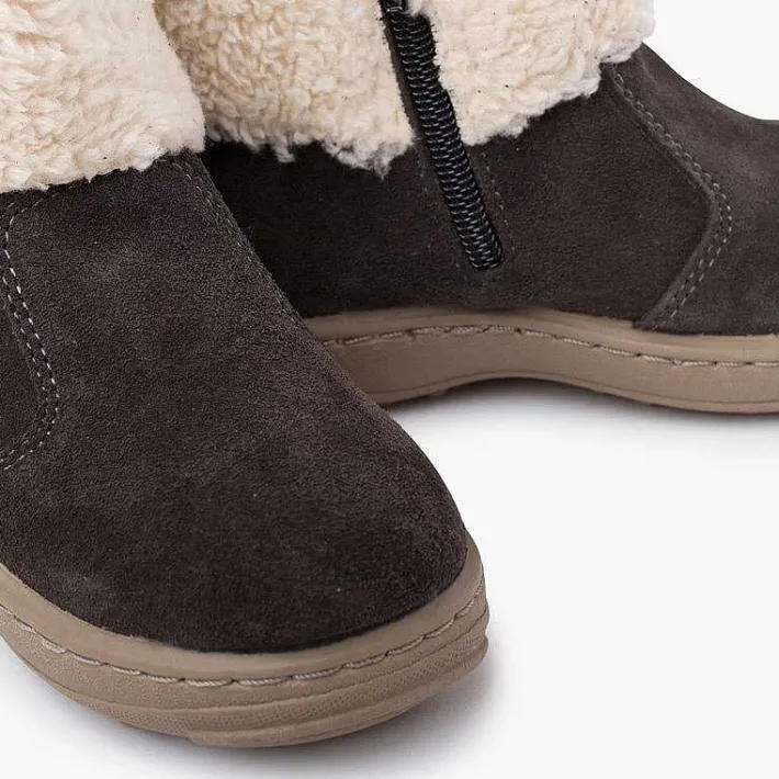 Pisamonas Boots>Sport Sole Boot With Zipper And Shearling