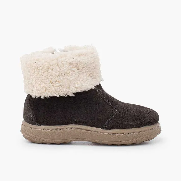 Pisamonas Boots>Sport Sole Boot With Zipper And Shearling