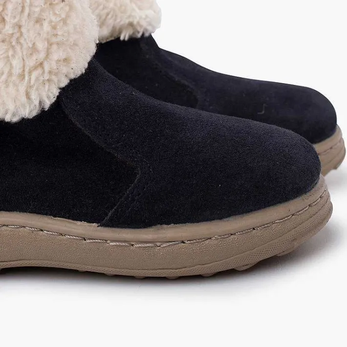 Pisamonas Boots>Sport Sole Boot With Zipper And Shearling