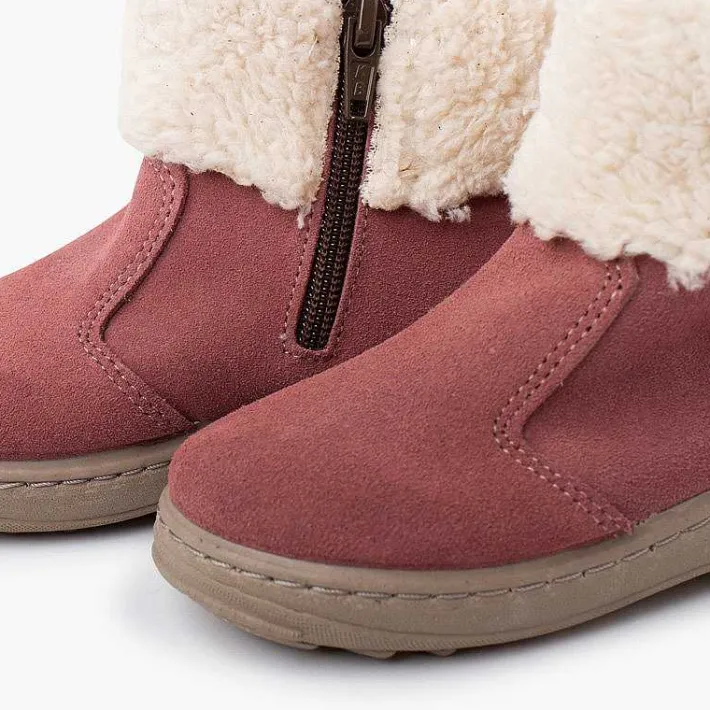 Pisamonas Boots>Sport Sole Boot With Zipper And Shearling