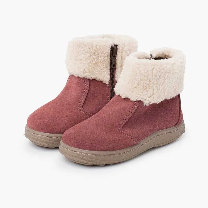 Pisamonas Boots>Sport Sole Boot With Zipper And Shearling