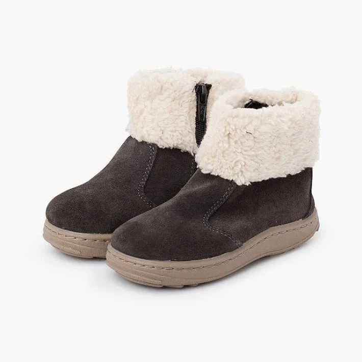 Pisamonas Boots>Sport Sole Boot With Zipper And Shearling