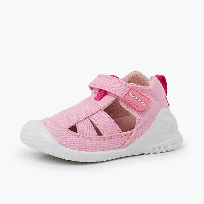 Pisamonas Sandals>Sportive Sandals With Toe Cap And Riptape Fastening