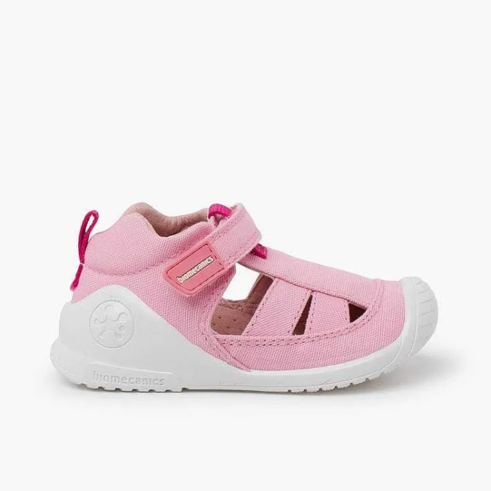Pisamonas Sandals>Sportive Sandals With Toe Cap And Riptape Fastening