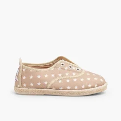 Pisamonas Trainers>Star Print Trainers Without Laces