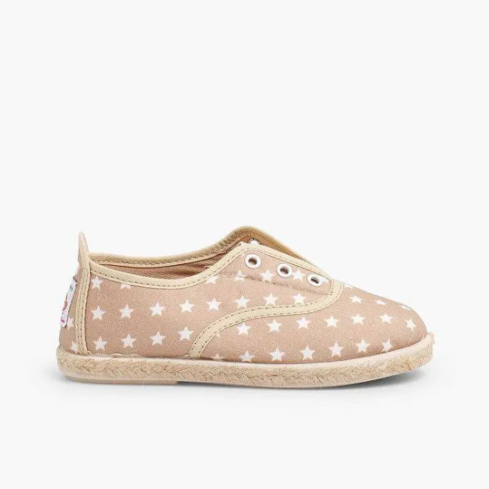Pisamonas Trainers>Star Print Trainers Without Laces