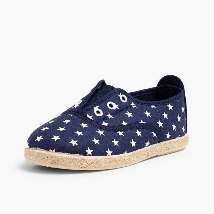 Pisamonas Trainers>Star Print Trainers Without Laces