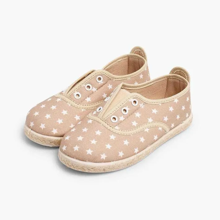 Pisamonas Trainers>Star Print Trainers Without Laces