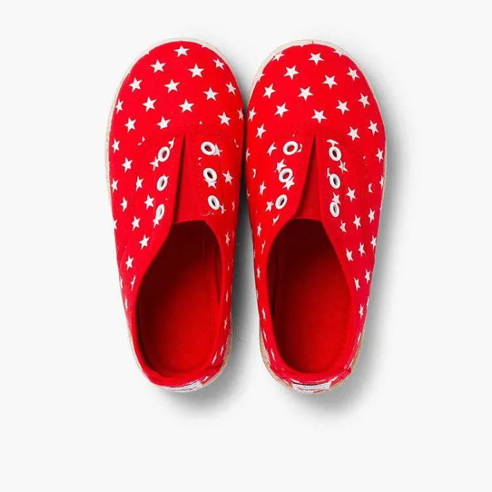 Pisamonas Trainers>Star Print Trainers Without Laces