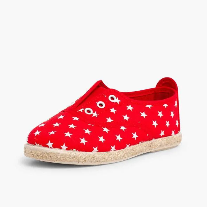 Pisamonas Trainers>Star Print Trainers Without Laces