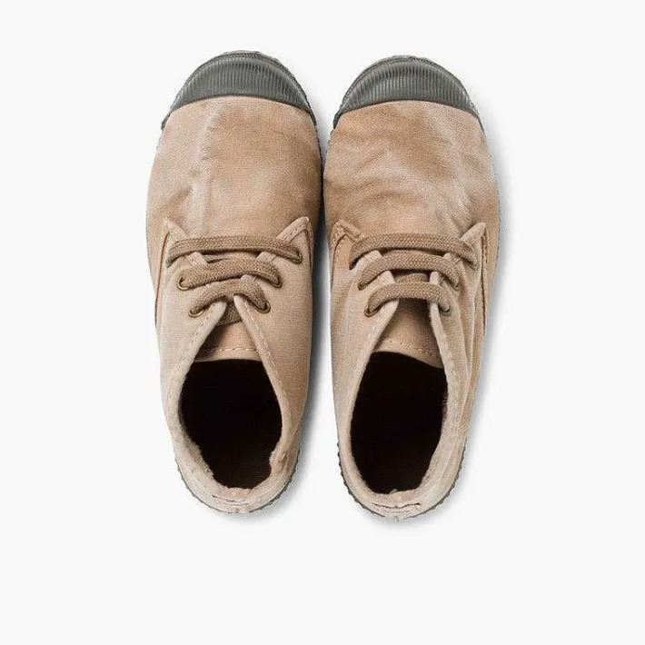 Pisamonas Boots>Stonewashed Canvas Boots For Kids