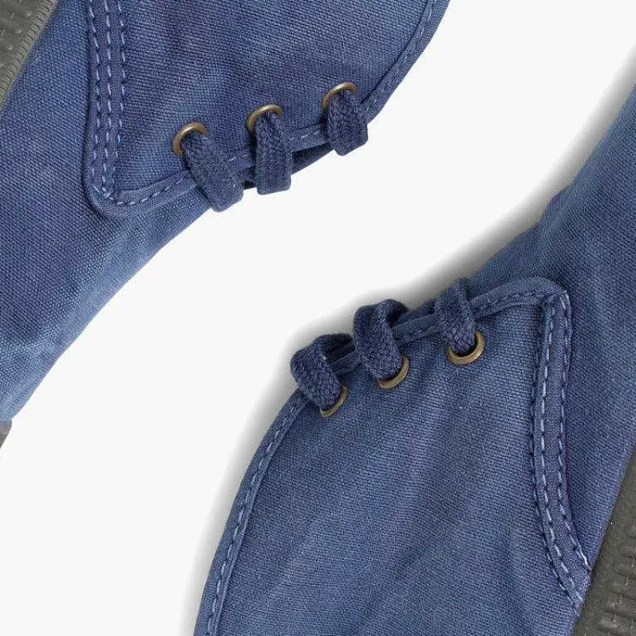 Pisamonas Boots>Stonewashed Canvas Boots For Kids