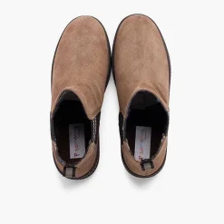 Pisamonas Boots>Striped Side Elastic Split Sock Boot