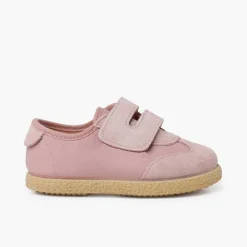Pisamonas Trainers>Suede And Faux Leather Trainers