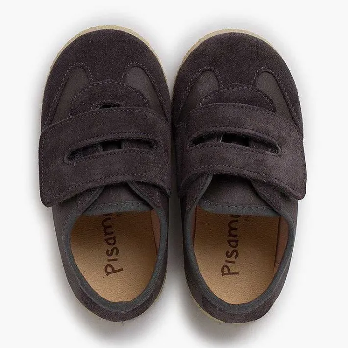 Pisamonas Trainers>Suede And Faux Leather Trainers