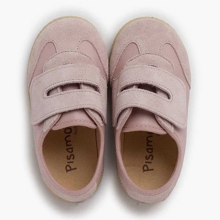Pisamonas Trainers>Suede And Faux Leather Trainers