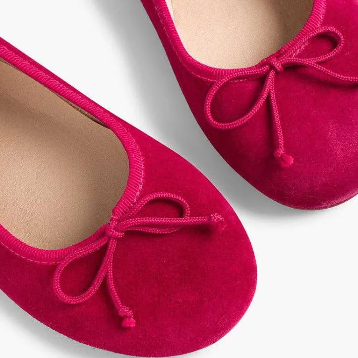 Pisamonas Ballet Pumps And Flats>Suede Ballerina Pumps