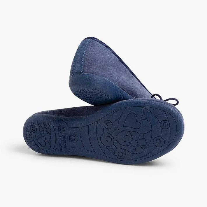 Pisamonas Ballet Pumps And Flats>Suede Ballerina Pumps