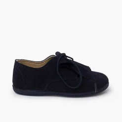 Pisamonas Brogues And Bluchers>Suede Bluchers Fringed Tongue