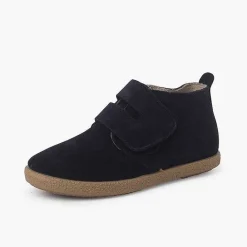 Pisamonas Boots>Suede Booties Wide Adherent Strip