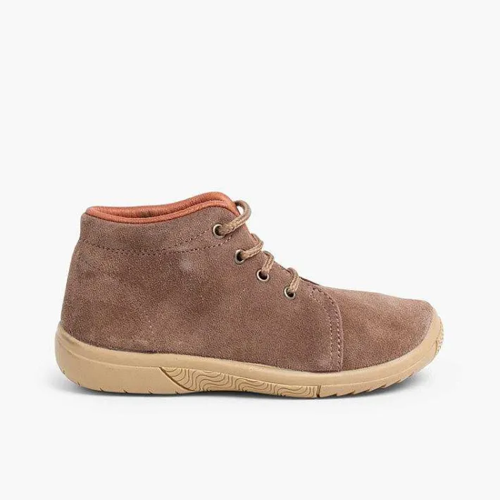 Pisamonas Boots>Suede Boots Kids Reinforced Toes