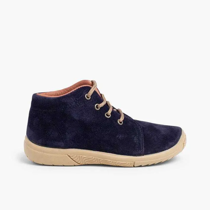 Pisamonas Boots>Suede Boots Kids Reinforced Toes