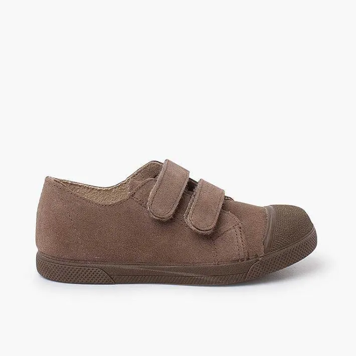Pisamonas Trainers>Suede Boys' Trainers Rubber Toe Cap