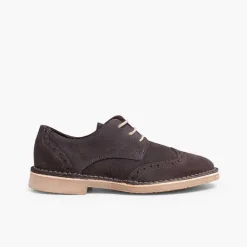 Pisamonas Brogues And Bluchers>Suede Brogues For Boy