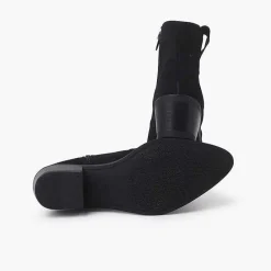 Pisamonas Boots>Suede Cowboy Ankle Boots