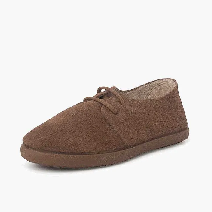 Pisamonas Brogues And Bluchers>Suede Lace Up Bluchers With Caramel Sole