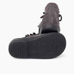 Pisamonas Boots>Suede Lace-Up Boots With Snowflake Ornament