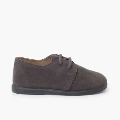 Pisamonas Brogues And Bluchers>Suede Lace-Up Boys' Brogues Thin Sole