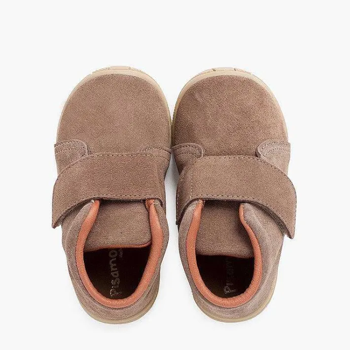 Pisamonas Boots>Suede Loop Fasteners Boots Reinforced Toe