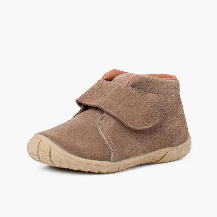 Pisamonas Boots>Suede Loop Fasteners Boots Reinforced Toe