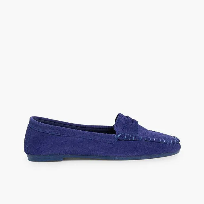 Pisamonas Moccasins And Loafers>Suede Mask Loafers Nortenas