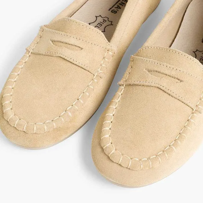 Pisamonas Moccasins And Loafers>Suede Mask Loafers Nortenas