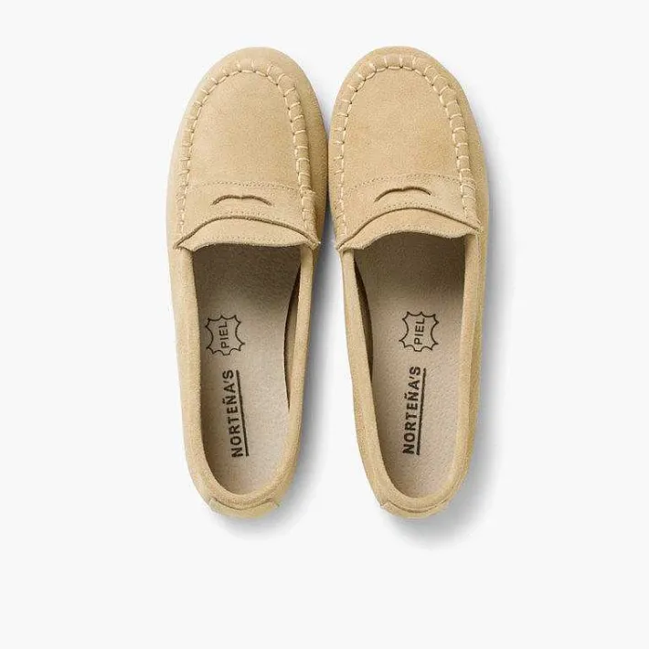 Pisamonas Moccasins And Loafers>Suede Mask Loafers Nortenas